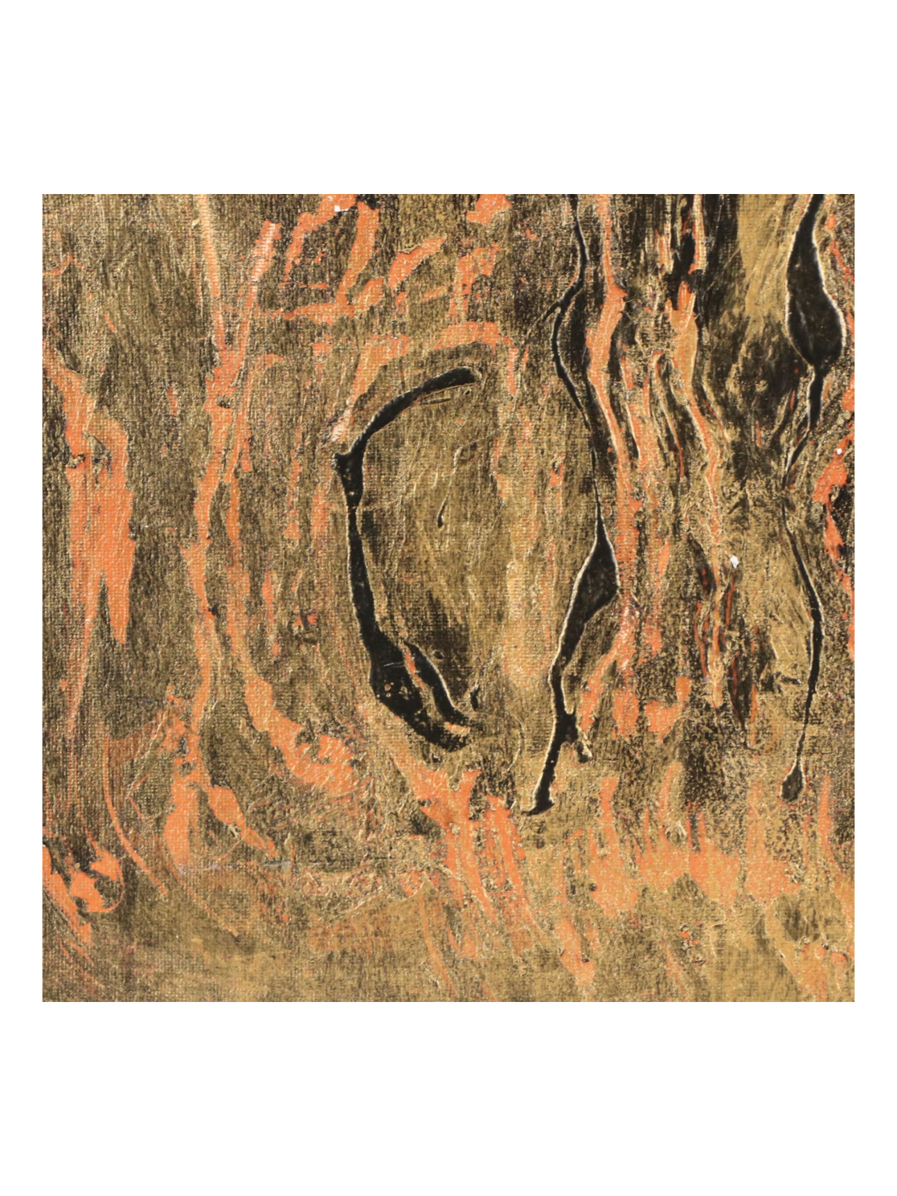 Ann Bowers Abstract Modernist Mixed Media Painting, Late 20th Century