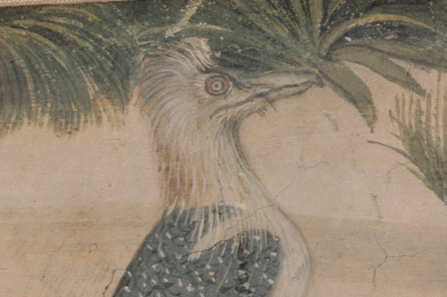 Offset Lithograph After Benozzo Gozzoli of Birds Around a Pond