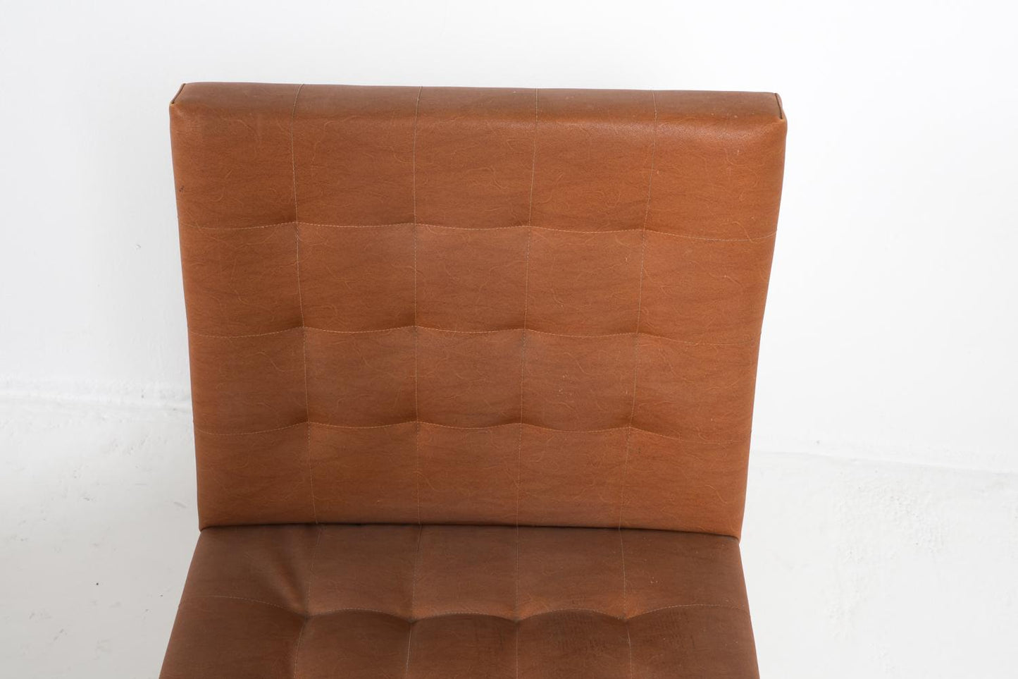 Ludvik Volak Oak & Leather 'Bratislava' Chairs (Pair)