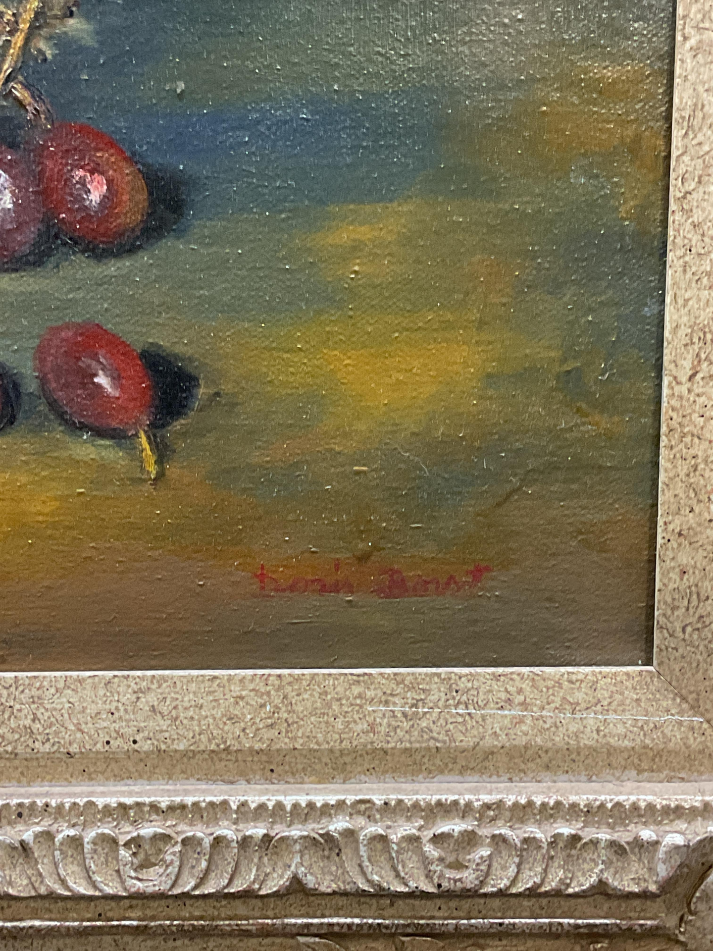 Still Life Wine Oil Painting - Doris Borst