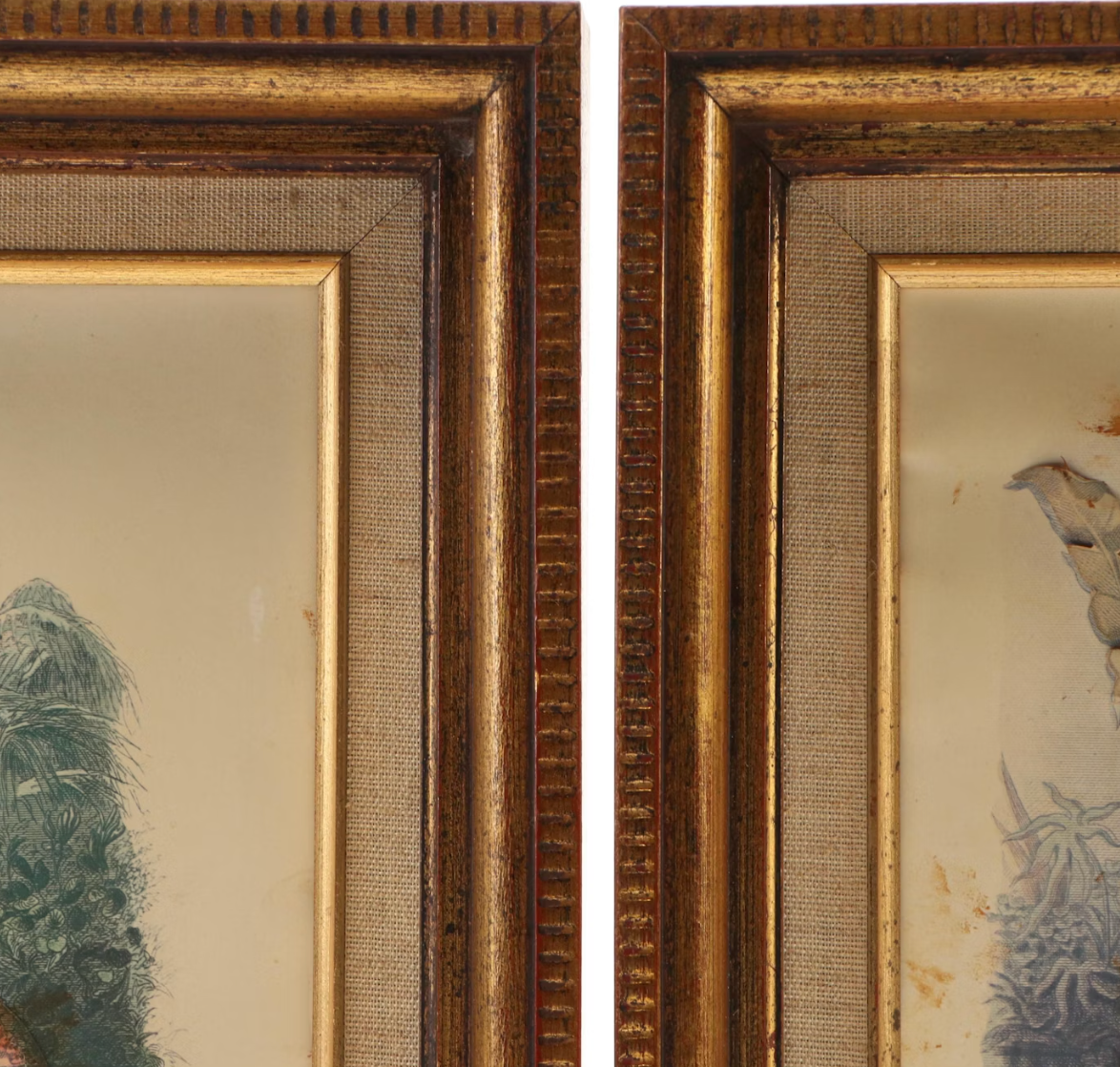 La Mode Illustrée Wood Framed Relief Prints