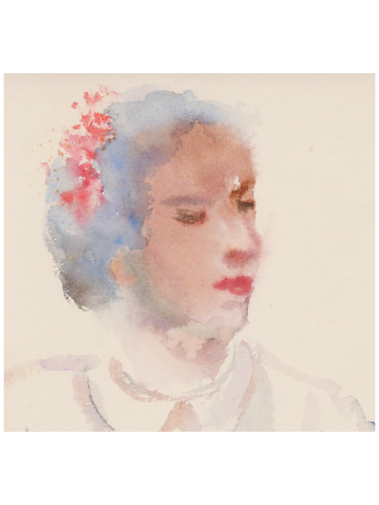 Margaret Ellis Watercolor Portrait