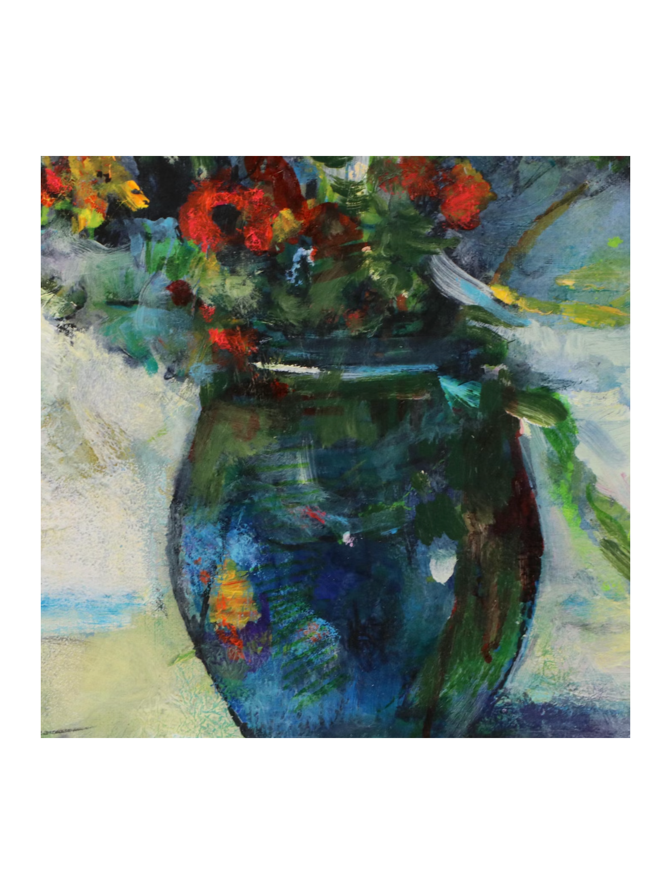 Mark Whitmarsh Acrylic Painting "Shoreline Beauty"