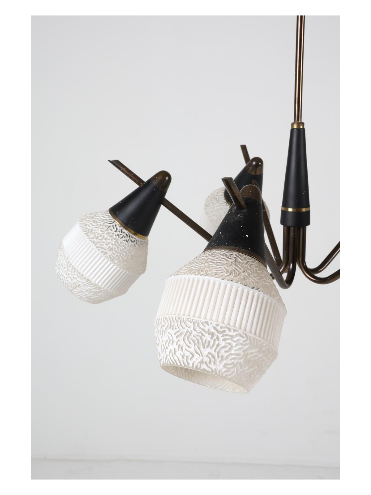 Mid-Century Stilnovo Style Chandelier