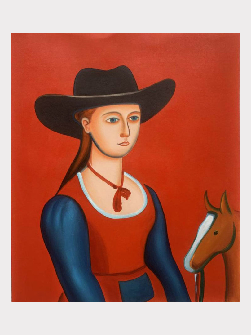 Girl with Pony