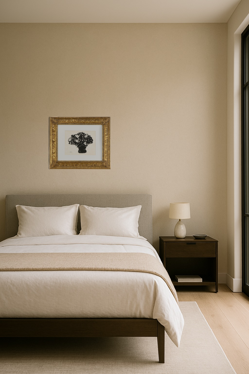 Rhoda Staley Floral Still Life Ink Drawing