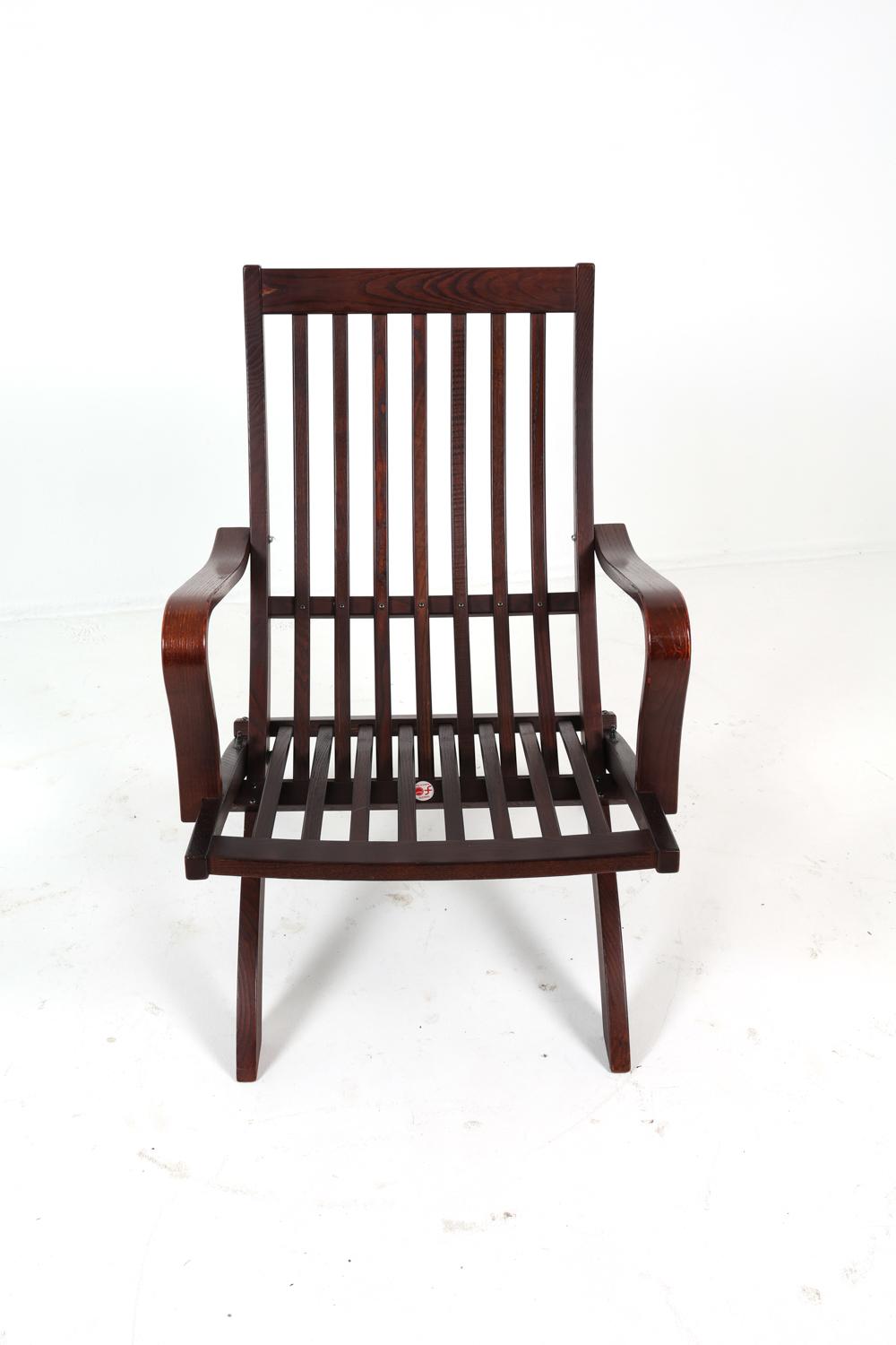 Silkeborg Danish Oak Lounge Chair w/ Ottoman