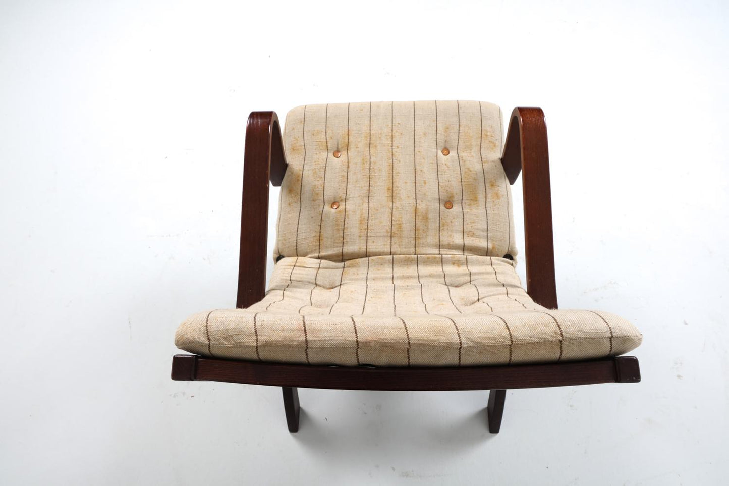 Silkeborg Danish Oak Lounge Chair w/ Ottoman