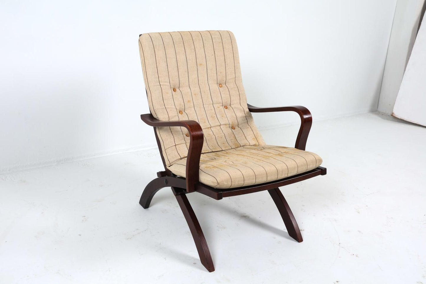 Silkeborg Danish Oak Lounge Chair w/ Ottoman