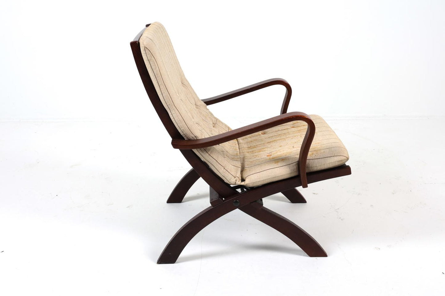 Silkeborg Danish Oak Lounge Chair w/ Ottoman