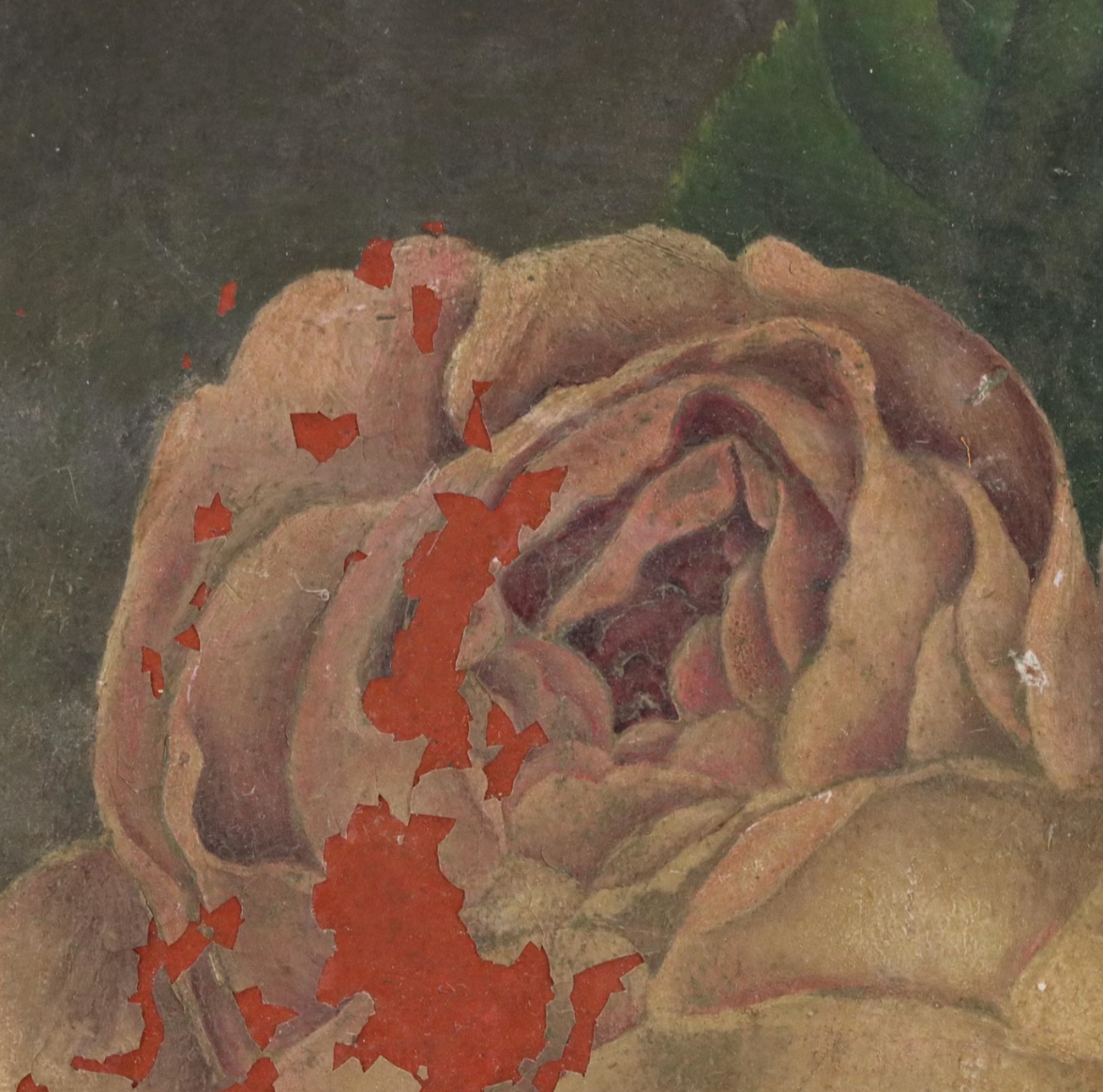 Floral Still Life Oil Painting, 20th Century