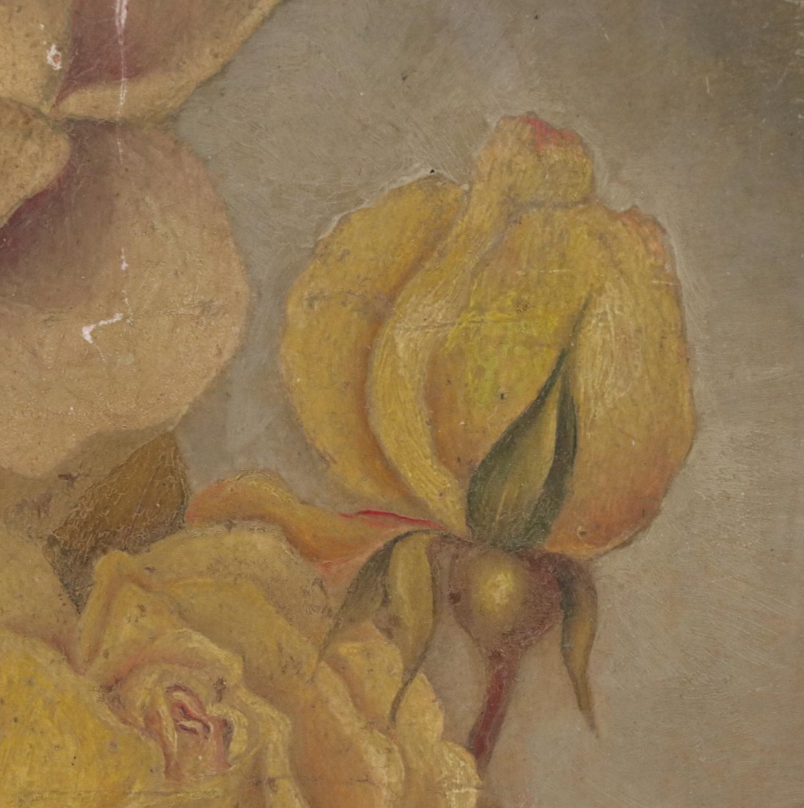 Floral Still Life Oil Painting, 20th Century