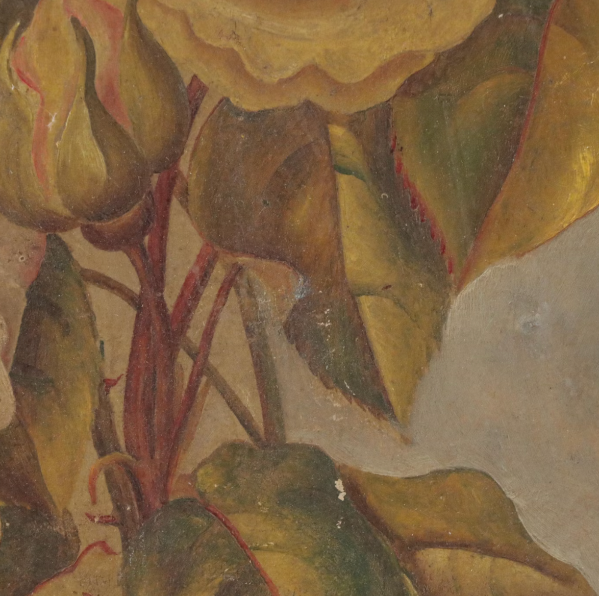Floral Still Life Oil Painting, 20th Century