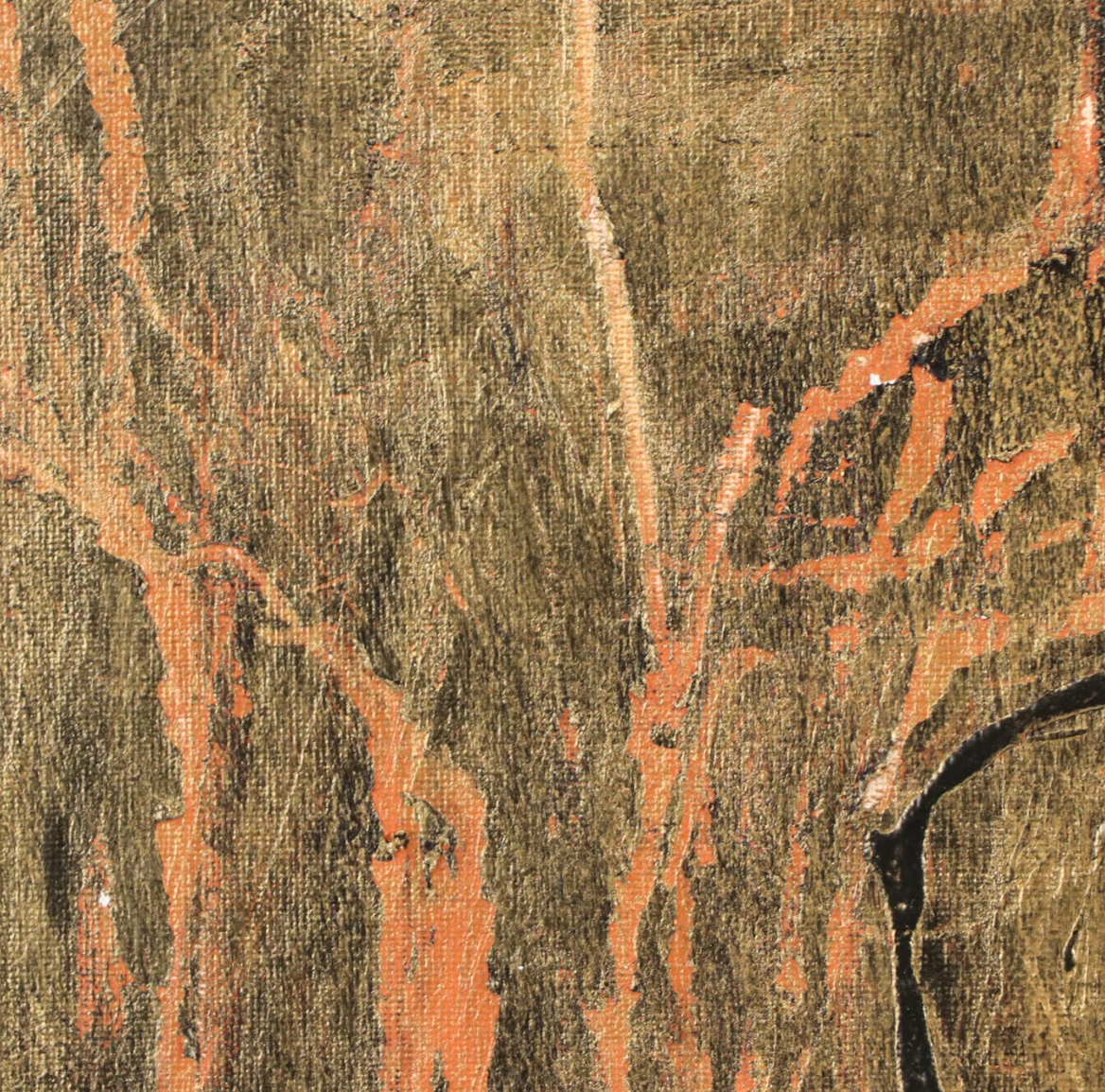 Ann Bowers Abstract Modernist Mixed Media Painting, Late 20th Century