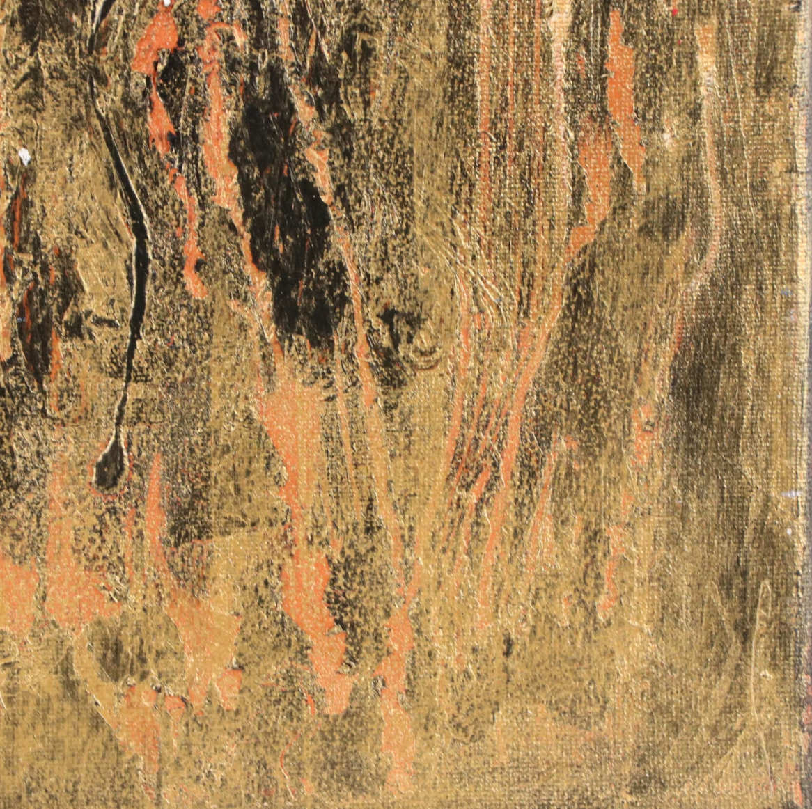 Ann Bowers Abstract Modernist Mixed Media Painting, Late 20th Century