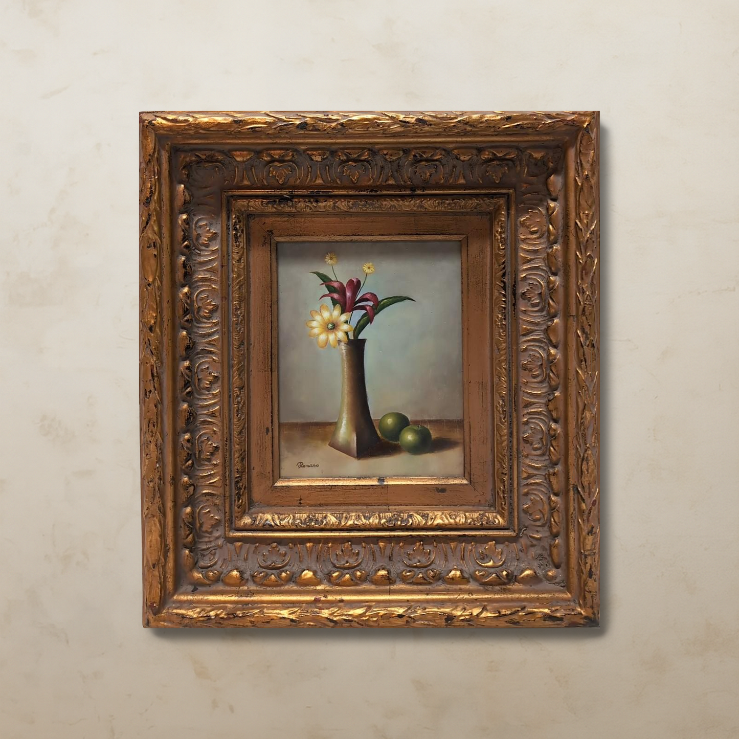 Still Life oil painting on canvas by Romano
