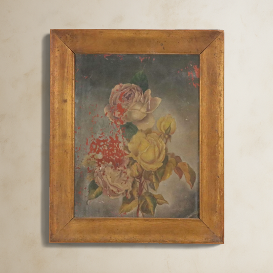 Floral Still Life Oil Painting, 20th Century
