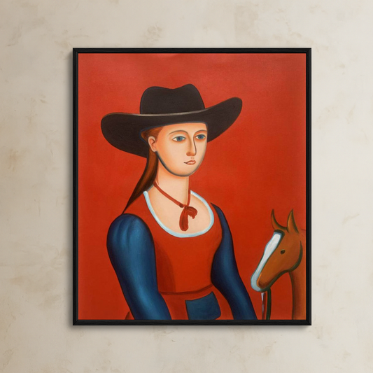 Girl with Pony