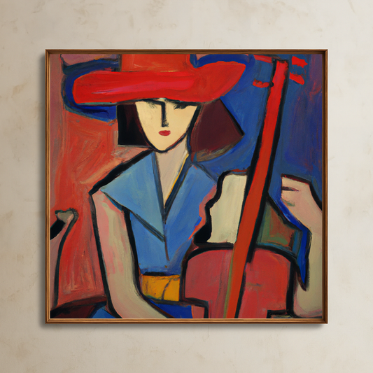 Girl with the Red Guitar