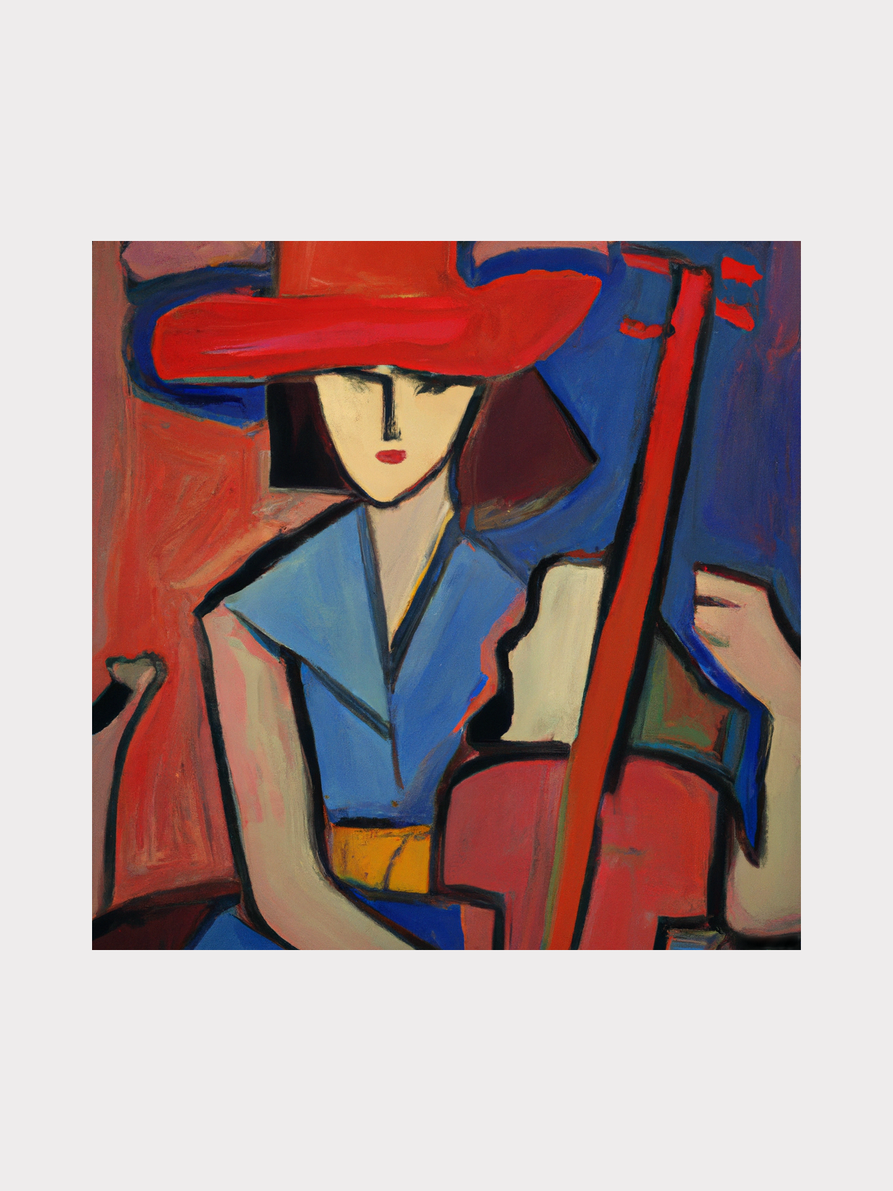 Girl with the Red Guitar