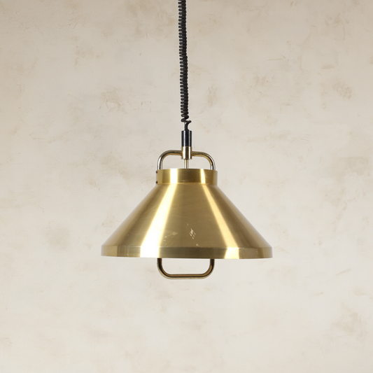 Jo Hammerborg for Fog & Mørup Brass Pendant Light