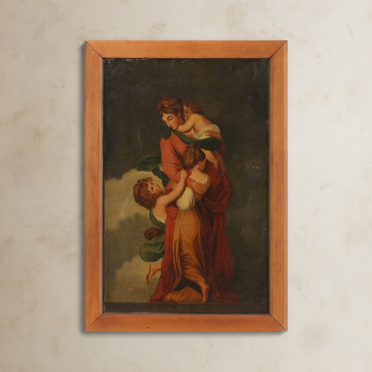 Motherly Love [Oil Painting After Sir Joshua Reynolds "Charity" | 19th Century]