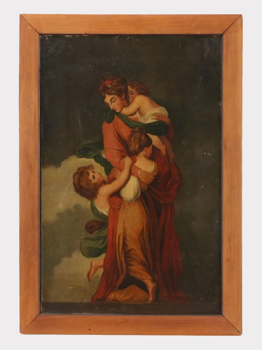 Motherly Love [Oil Painting After Sir Joshua Reynolds "Charity" | 19th Century]