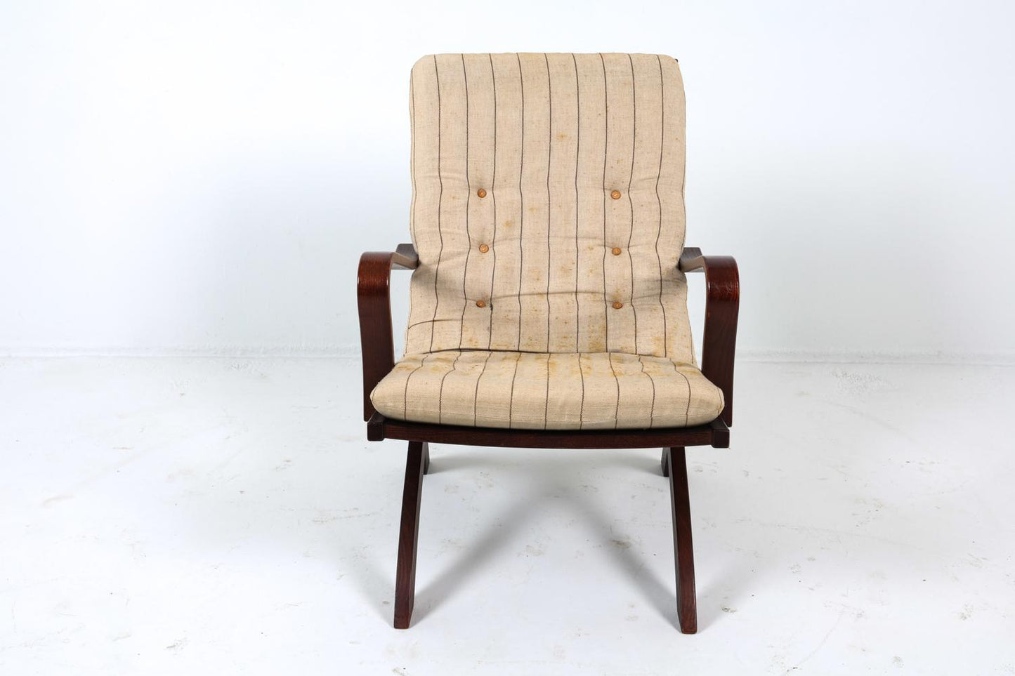 Silkeborg Danish Oak Lounge Chair w/ Ottoman